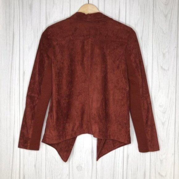 BB DAKOTA Wade Drape Front Faux Suede Jacket - Picture 6 of 7